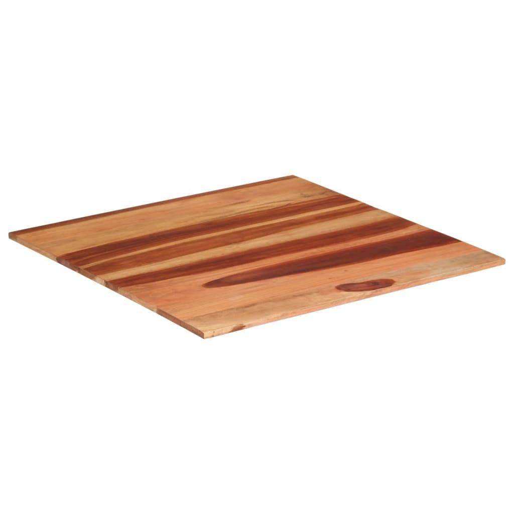 vidaXL Tischplatte Massivholz Palisander 15-16 mm 80×80 cm