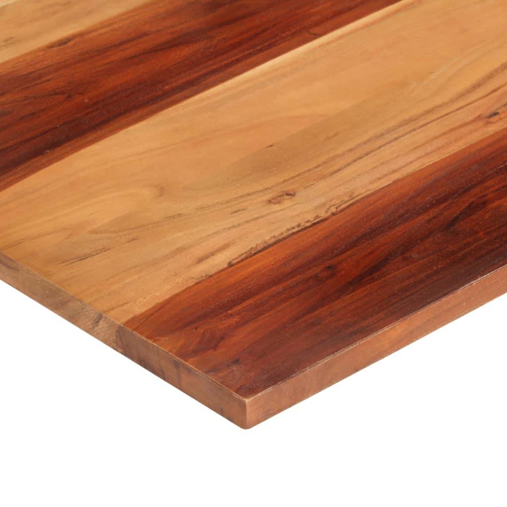 vidaXL Tischplatte Massivholz Palisander 25-27 mm 70×80 cm
