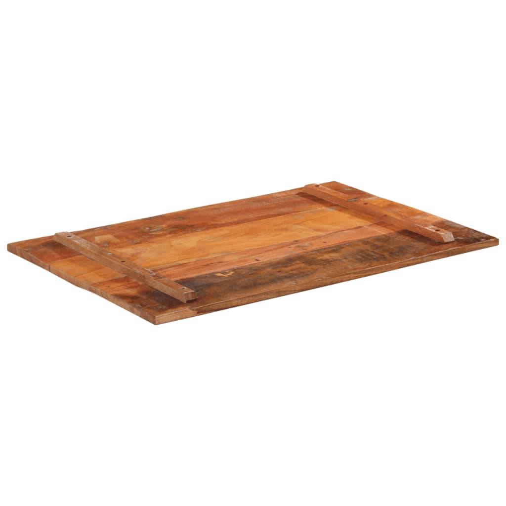vidaXL Tischplatte Rechteckig 60x90 cm 15-16 mm Altholz Massiv