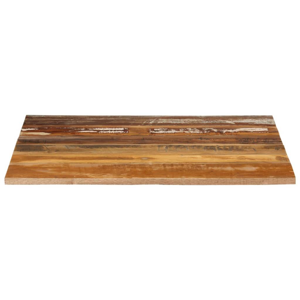 vidaXL Tischplatte Quadratisch 70x70 cm 15-16 mm Altholz Massiv