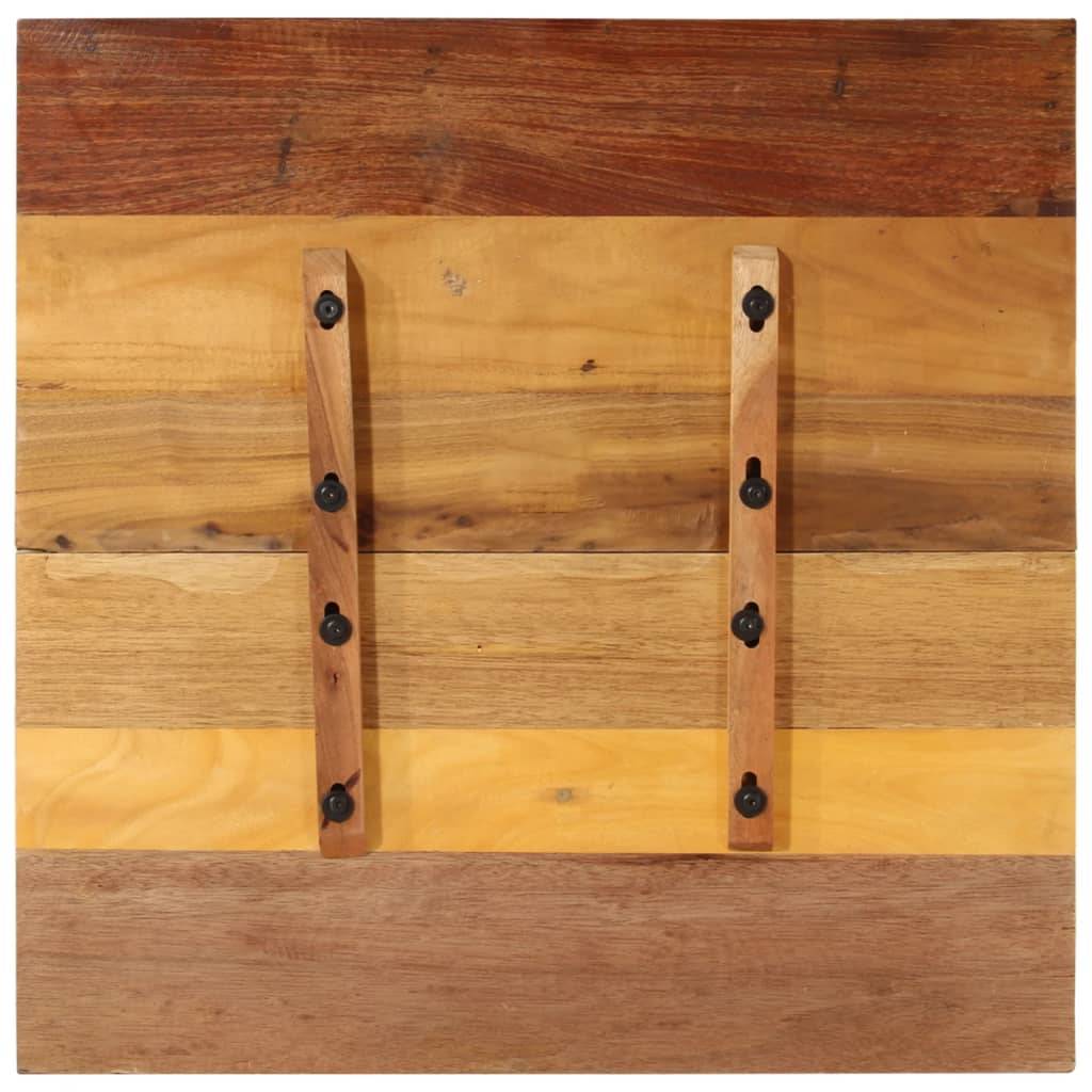 vidaXL Tischplatte Quadratisch 70x70 cm 15-16 mm Altholz Massiv