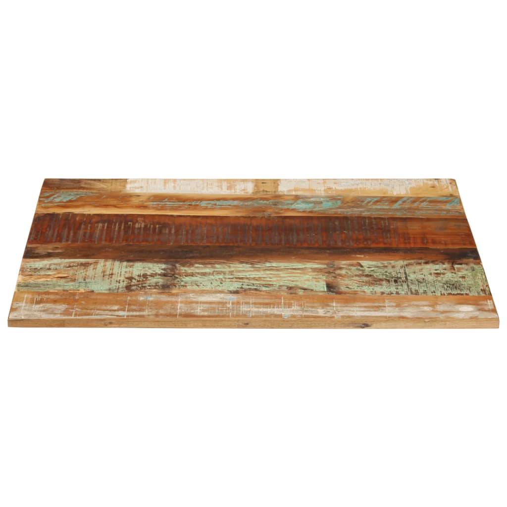vidaXL Tischplatte Rechteckig 70x80 cm 15-16 mm Altholz Massiv