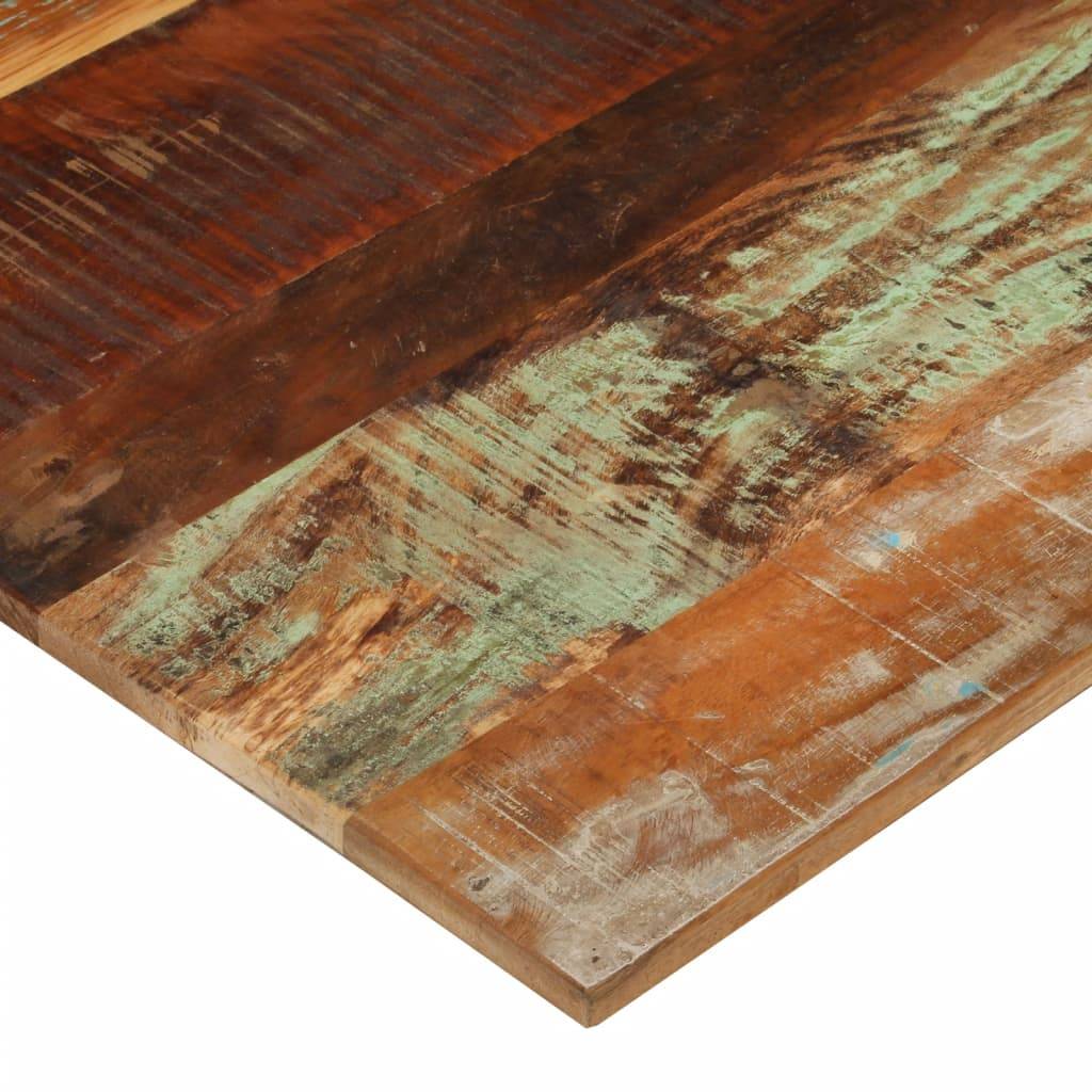 vidaXL Tischplatte Rechteckig 70x80 cm 15-16 mm Altholz Massiv