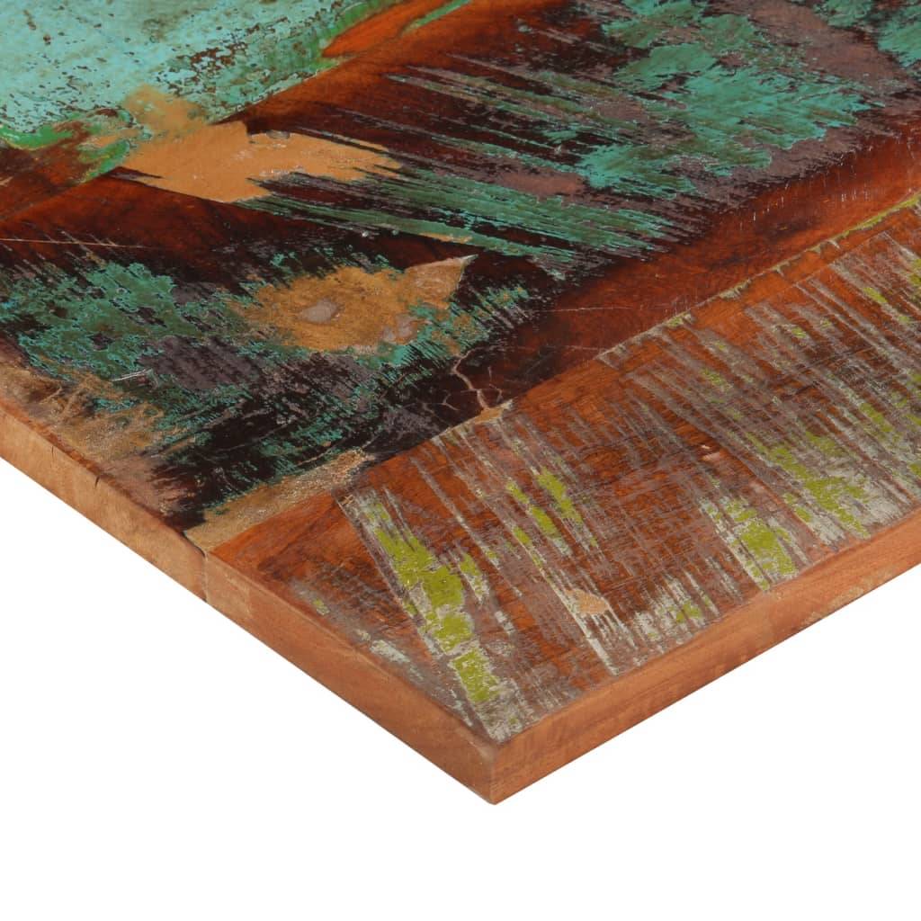 vidaXL Tischplatte Rechteckig 60x80 cm 25-27 mm Altholz Massiv