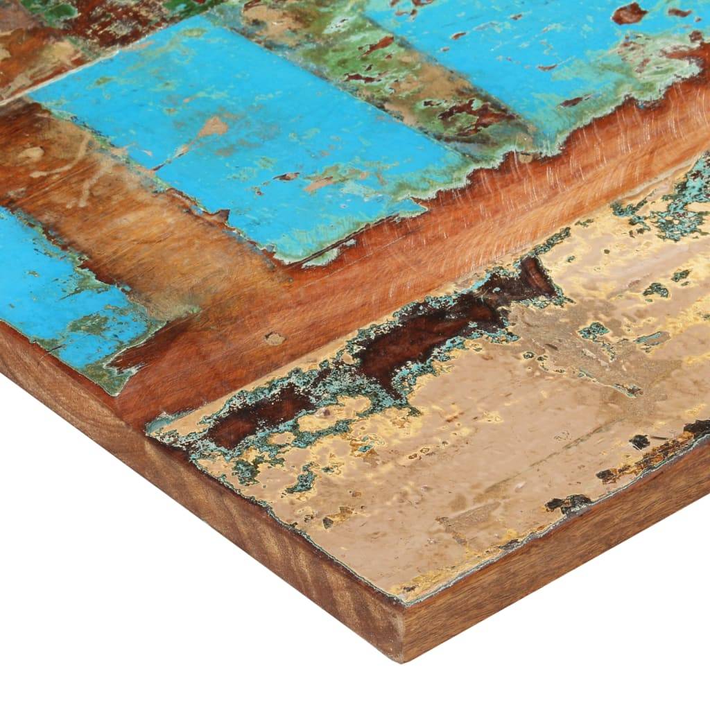 vidaXL Tischplatte Rechteckig 60x90 cm 25-27 mm Altholz Massiv