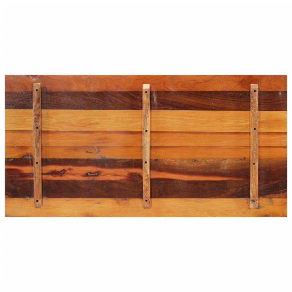 vidaXL Tischplatte Rechteckig 60x120 cm 25-27 mm Altholz Massiv