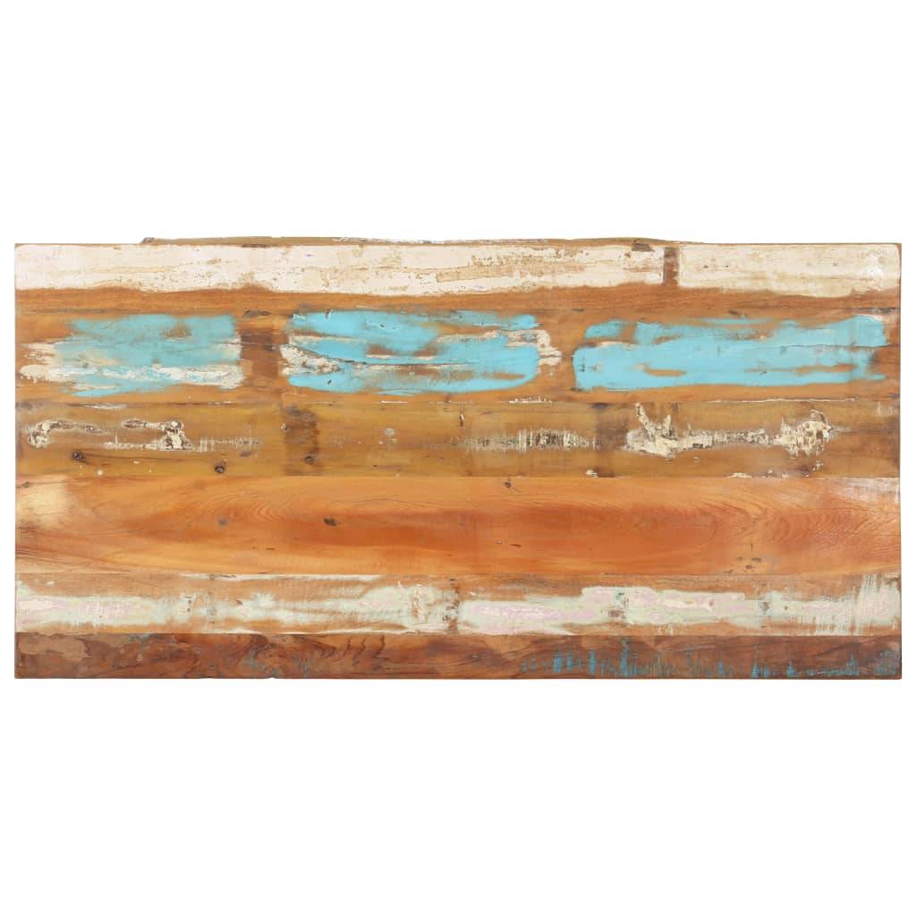 vidaXL Tischplatte Rechteckig 60x140 cm 25-27 mm Altholz Massiv