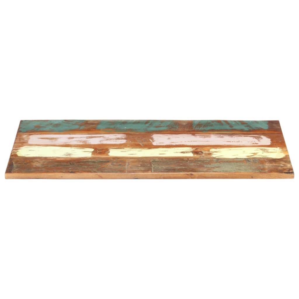 vidaXL Tischplatte Rechteckig 60x140 cm 25-27 mm Altholz Massiv
