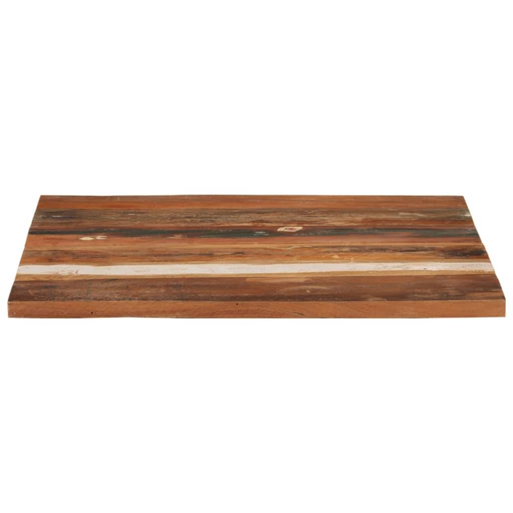 vidaXL Tischplatte Quadratisch 70x70 cm 25-27 mm Altholz Massiv