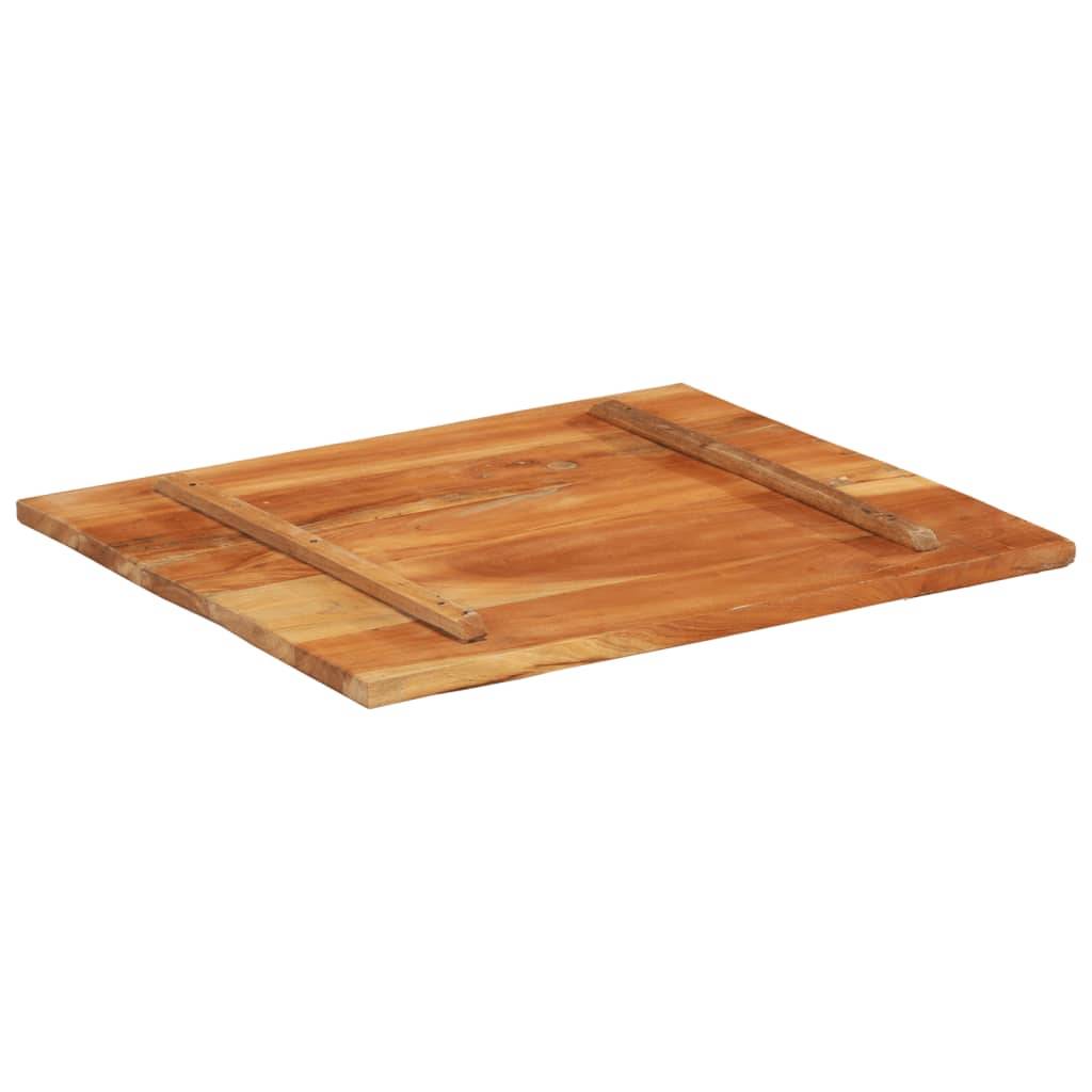 vidaXL Tischplatte Rechteckig 70x80 cm 25-27 mm Altholz Massiv