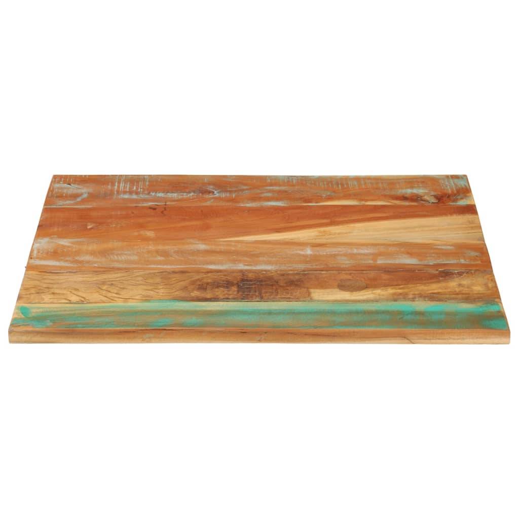 vidaXL Tischplatte Rechteckig 70x80 cm 25-27 mm Altholz Massiv