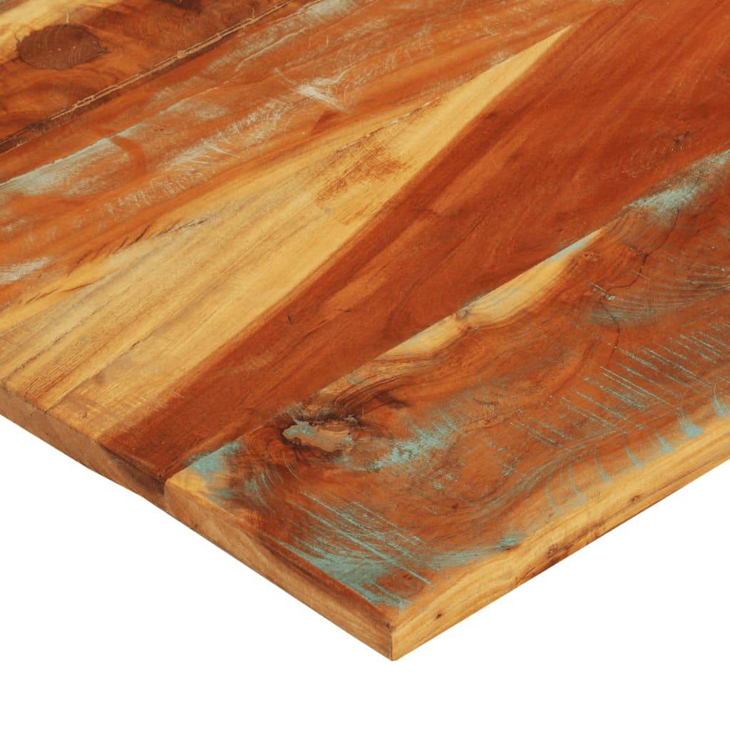 vidaXL Tischplatte Rechteckig 70x80 cm 25-27 mm Altholz Massiv