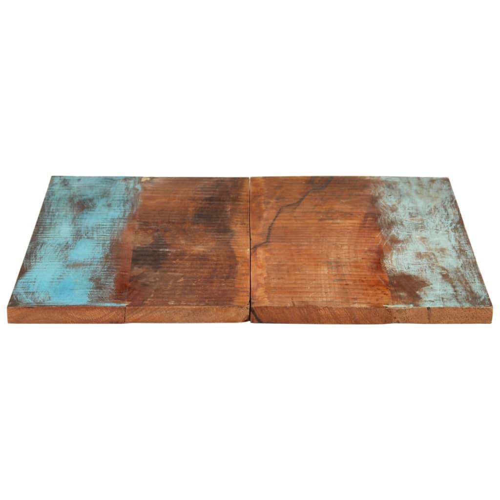 vidaXL Tischplatte Rechteckig 70x90 cm 25-27 mm Altholz Massiv