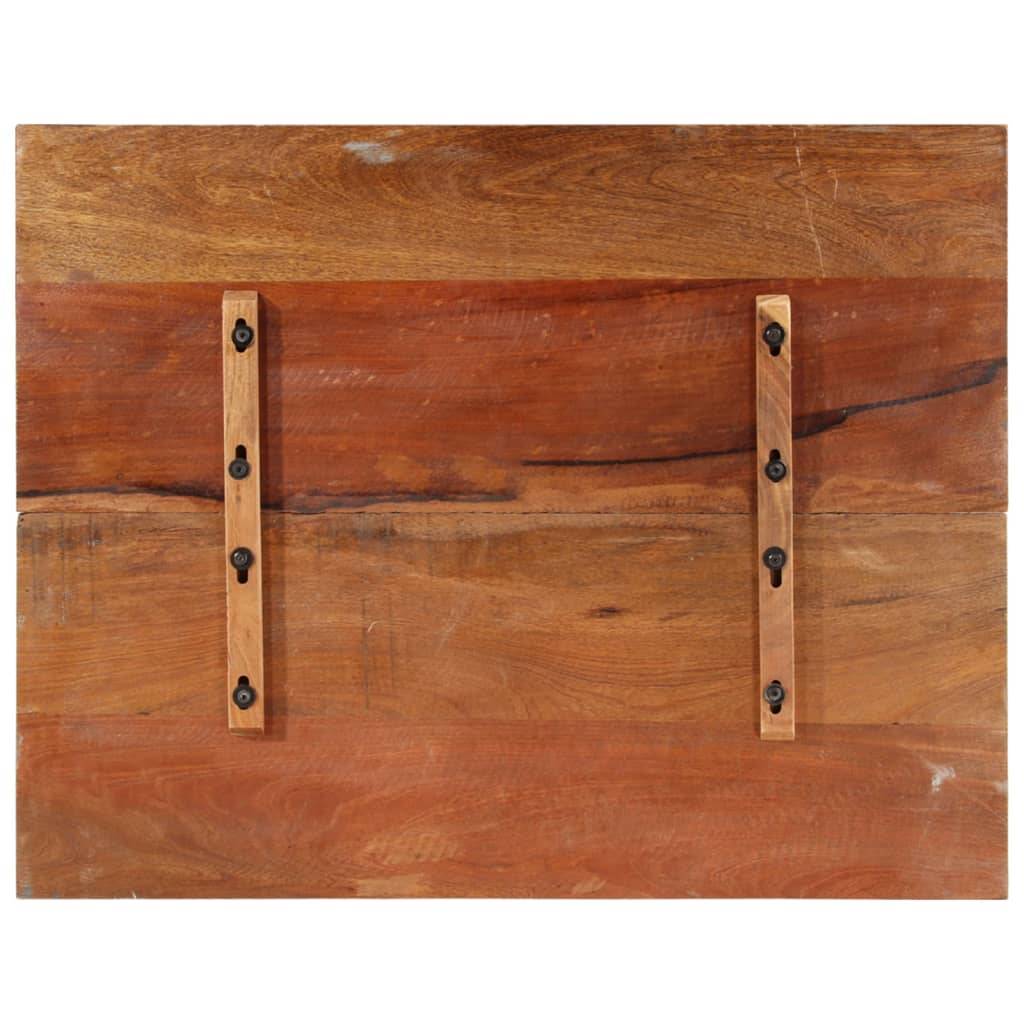 vidaXL Tischplatte Rechteckig 70x90 cm 25-27 mm Altholz Massiv