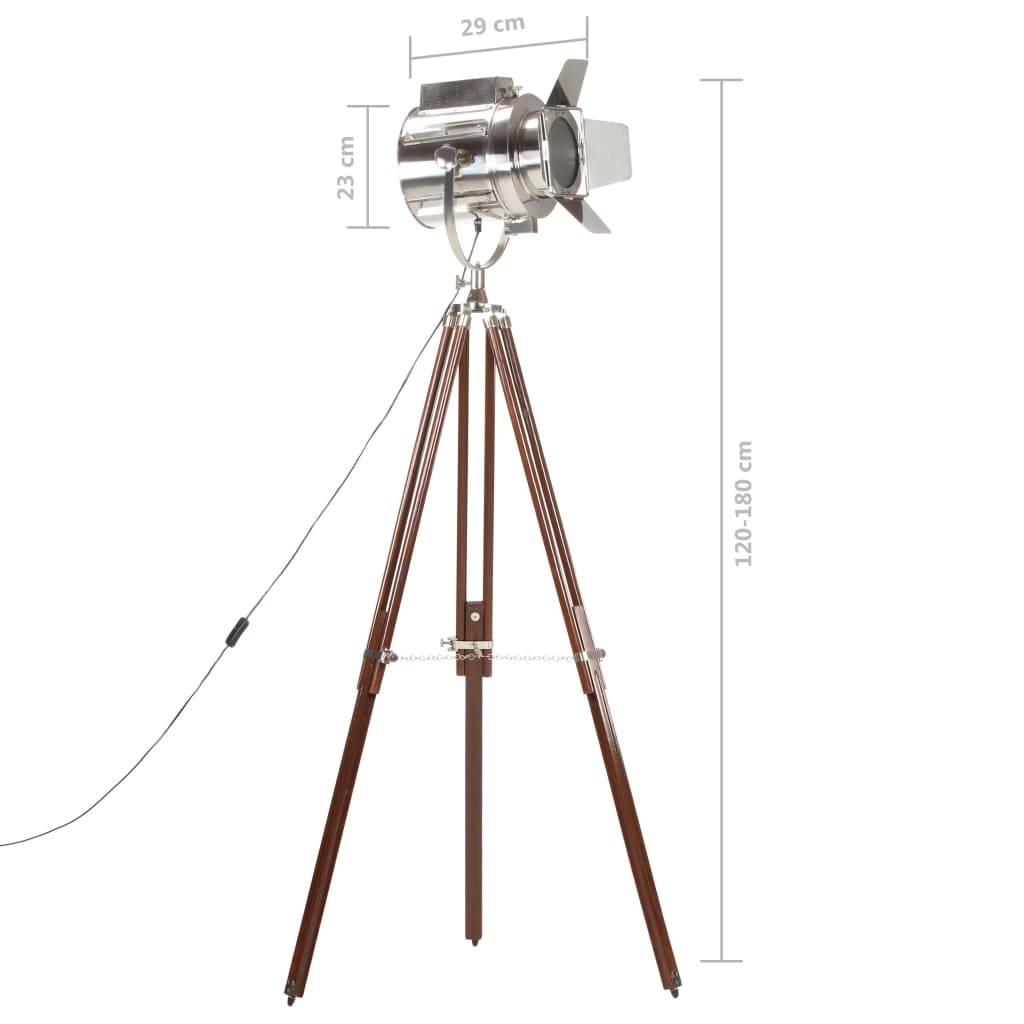 vidaXL Stehleuchte Dreibein Massivholz Mango 180 cm