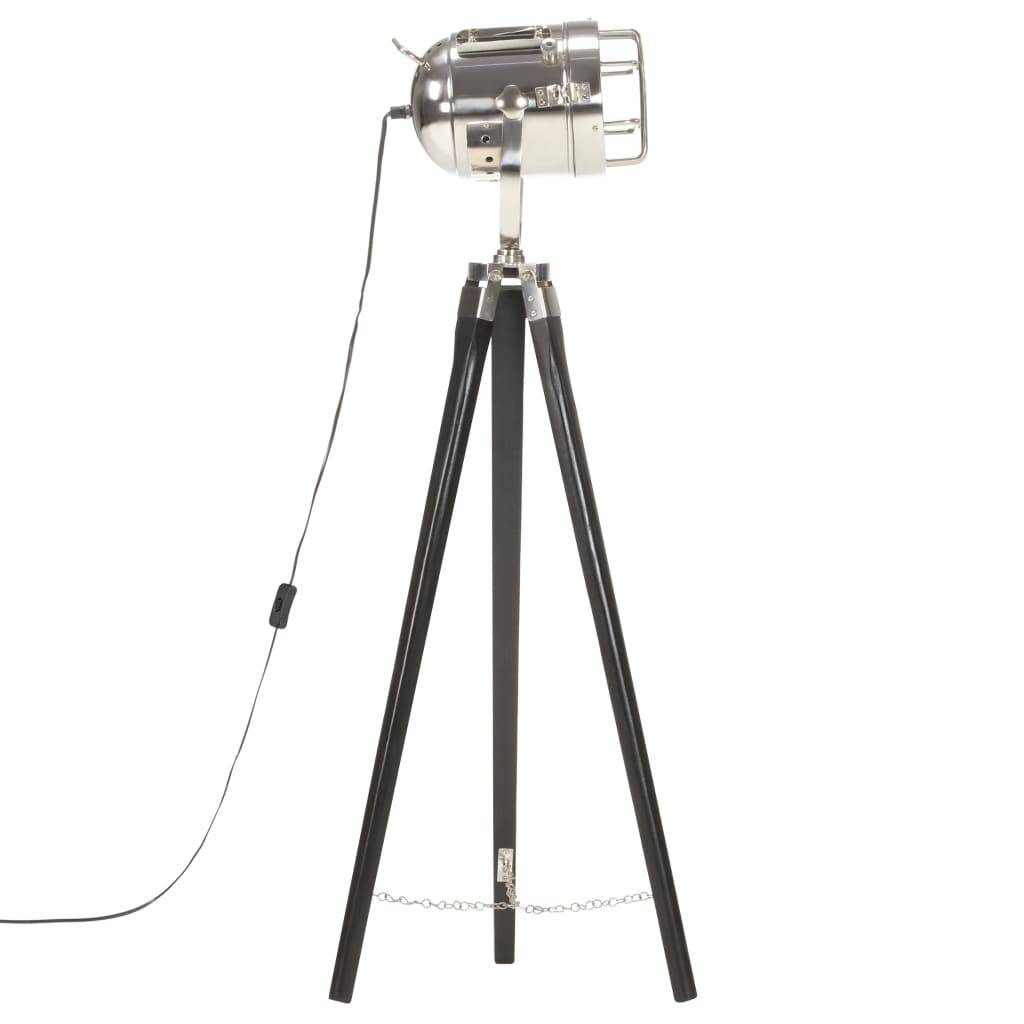 vidaXL Stativlampe Schwarz Mango Massivholz 97 cm