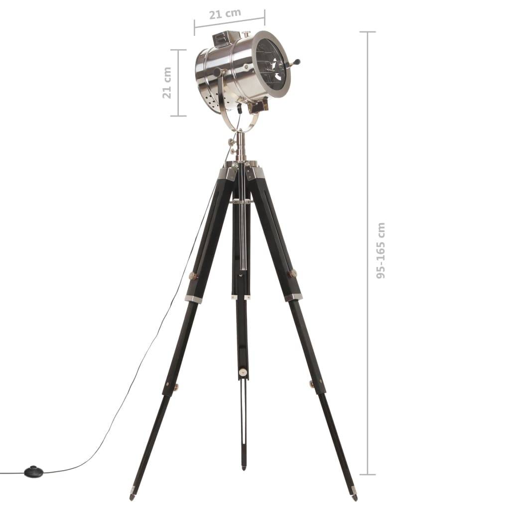 vidaXL Stativlampe Mango Massivholz 165 cm