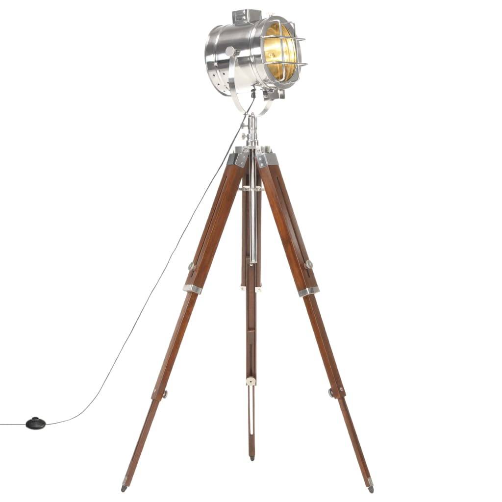 vidaXL Stehleuchte Dreibein Massivholz Mango 165 cm