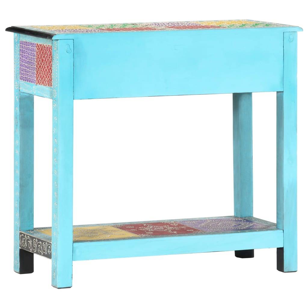 vidaXL Konsolentisch Handbemalt 80×35×75 cm Mango Massivholz