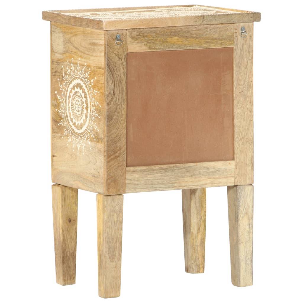 vidaXL Nachttisch Handbemalt 40×30×60 cm Mango Massivholz