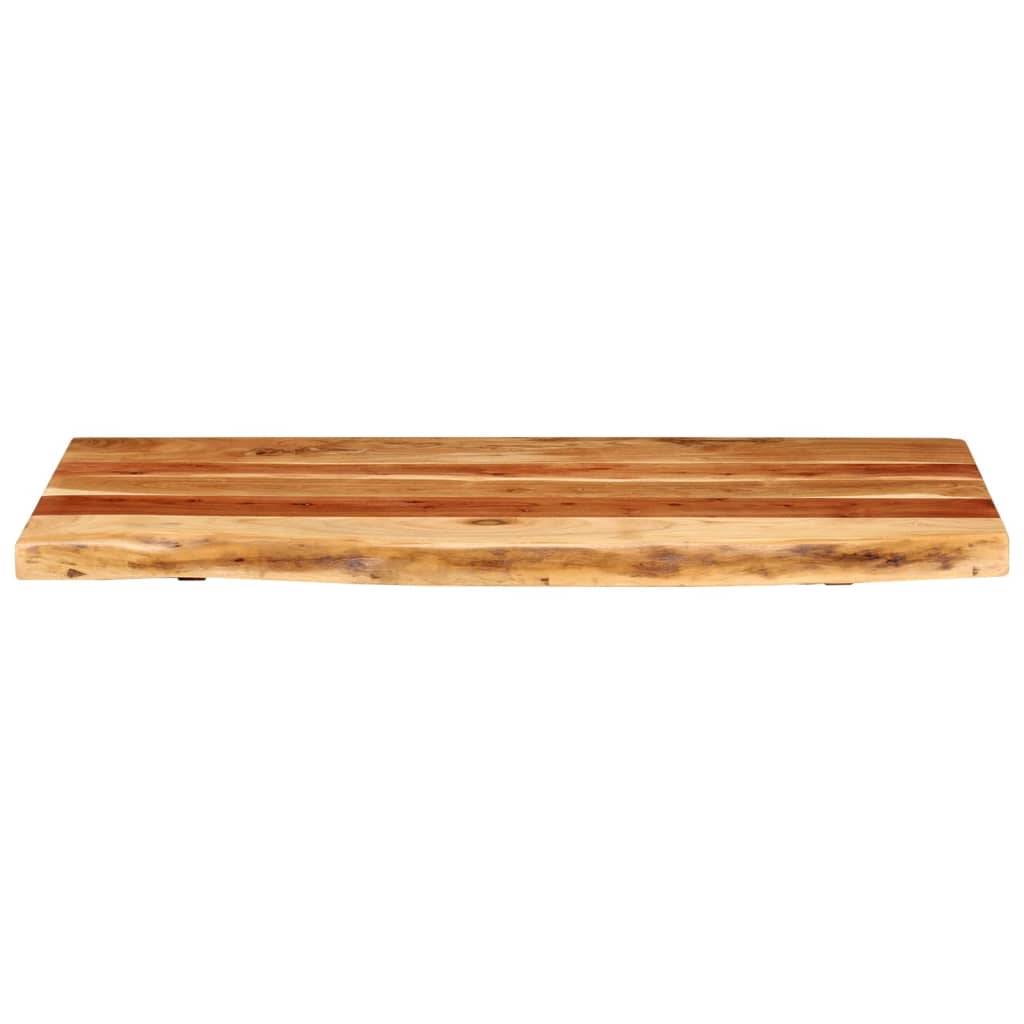 vidaXL Badezimmer-Waschtischplatte Massivholz Akazie 100x52x3,8 cm