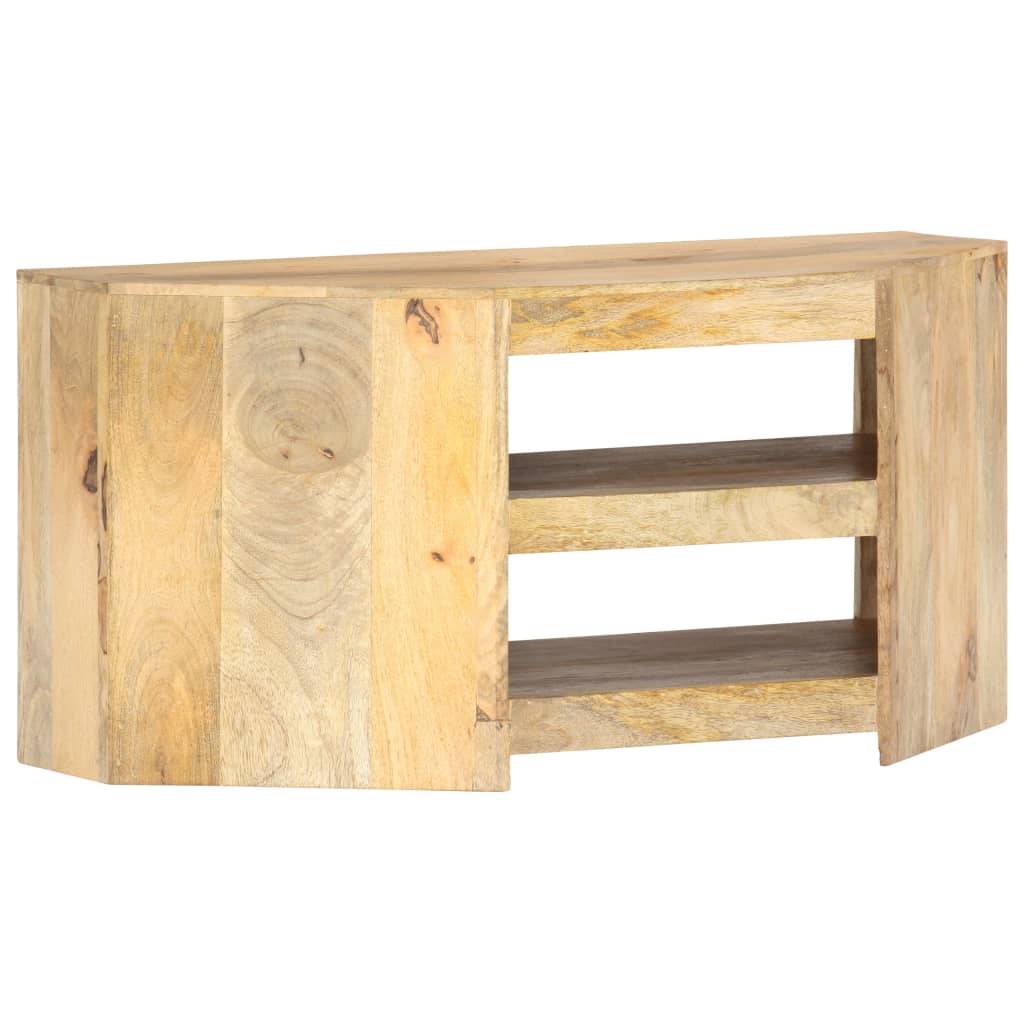 vidaXL TV-Eckschrank 90 x 45 x 45 cm Massivholz Mango