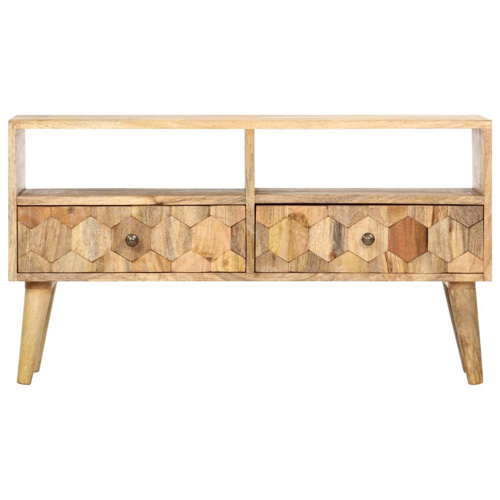 vidaXL TV-Schrank 90 x 30 x 50 cm Massivholz Mango