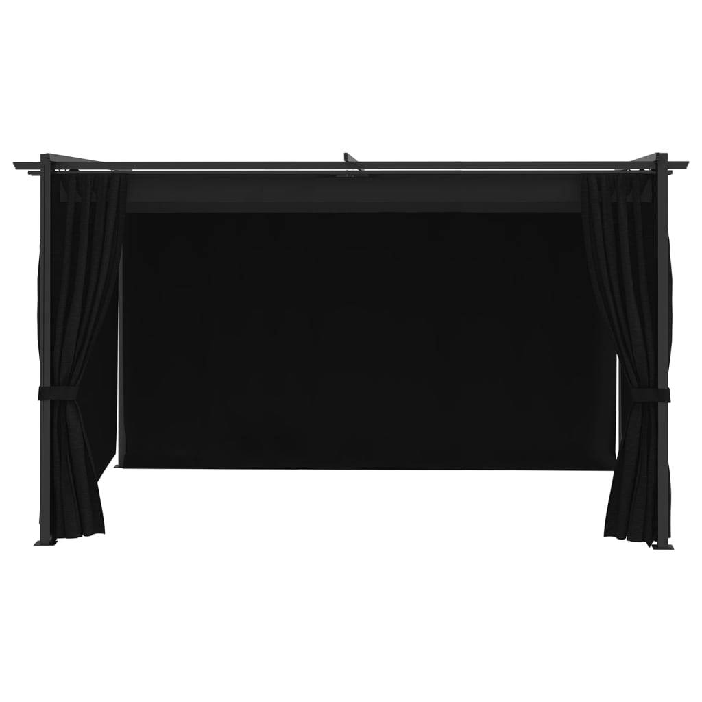 vidaXL Pavillon 4 x 3 m Anthrazit