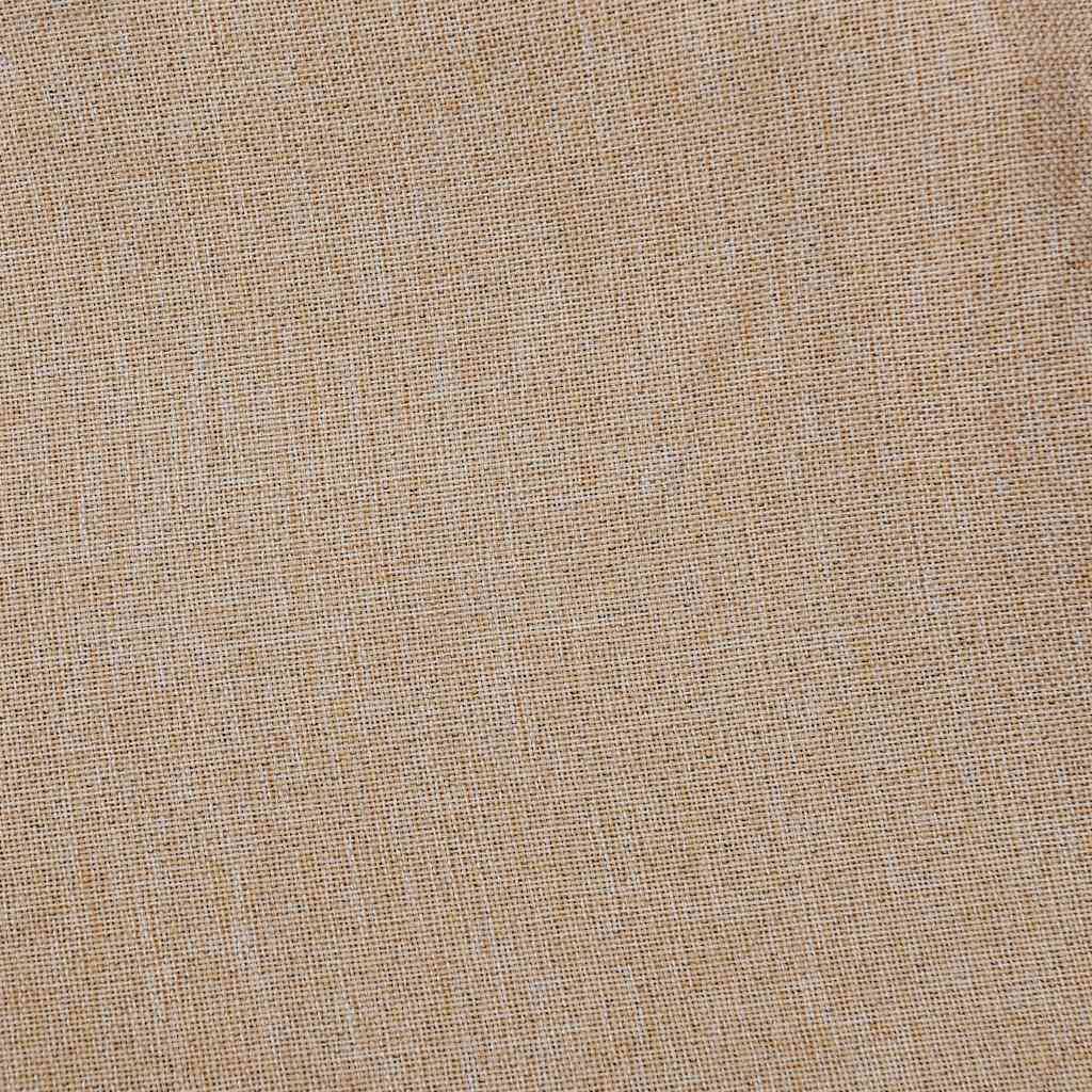 vidaXL Verdunkelungsvorhang mit Haken Leinenoptik Beige 290x245 cm