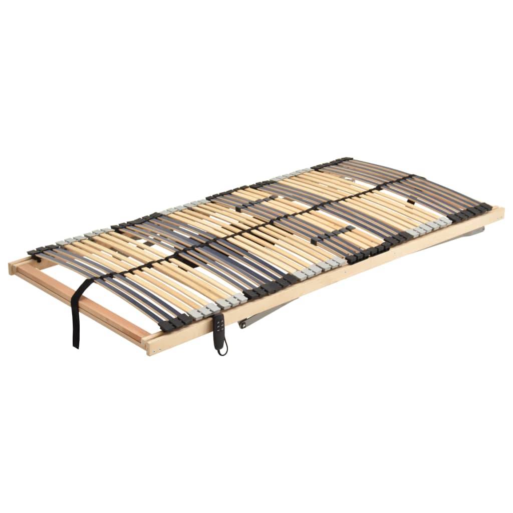 vidaXL Lattenrost Elektrisch mit 42 Latten 7 Zonen 90x200 cm