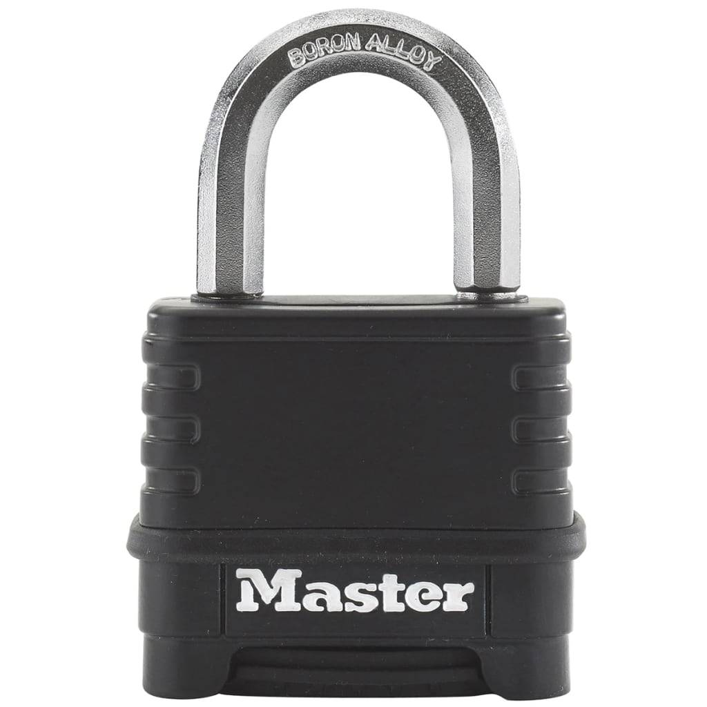Master Lock Vorhängeschloss Excell Zink 57 mm Schwarz M178EURD