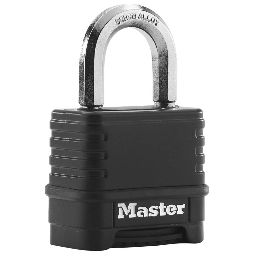 Master Lock Vorhängeschloss Excell Zink 57 mm Schwarz M178EURD