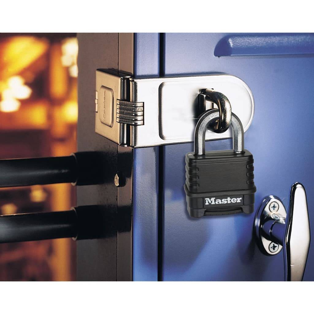 Master Lock Vorhängeschloss Excell Zink 57 mm Schwarz M178EURD