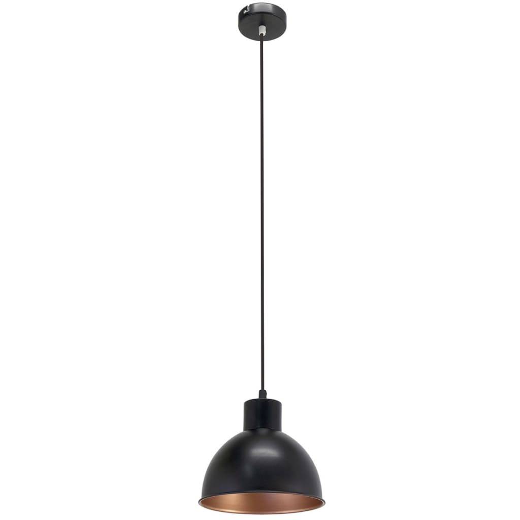 EGLO Pendelleuchte TRURO 1 Schwarz und Kupfern 49238