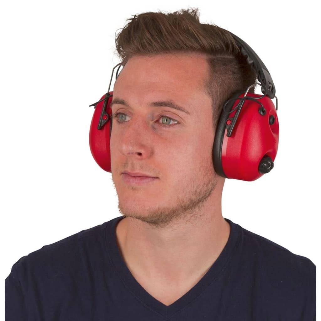 Kerbl Gehörschutz Noise-Cancelling Rot und Schwarz 34490