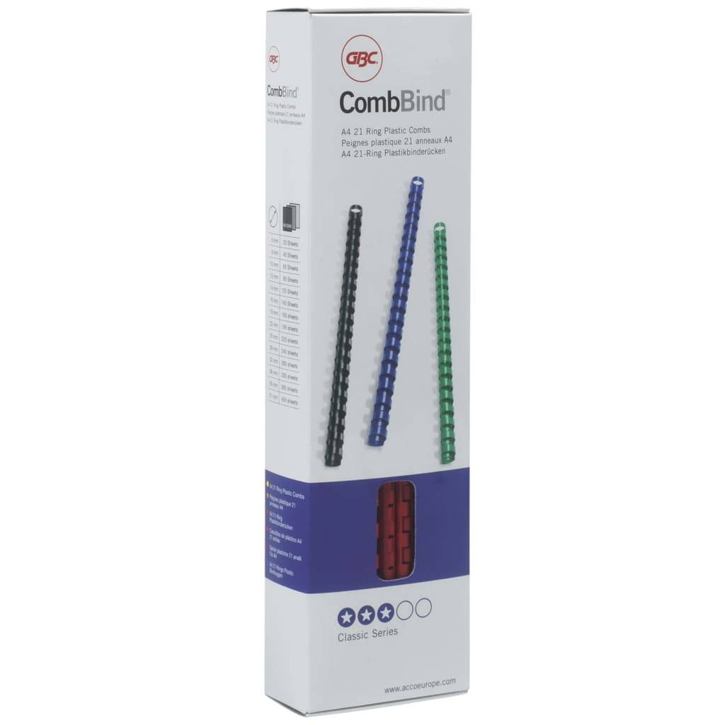 GBC Binderücken-Set CombBind 14 mm Schwarz