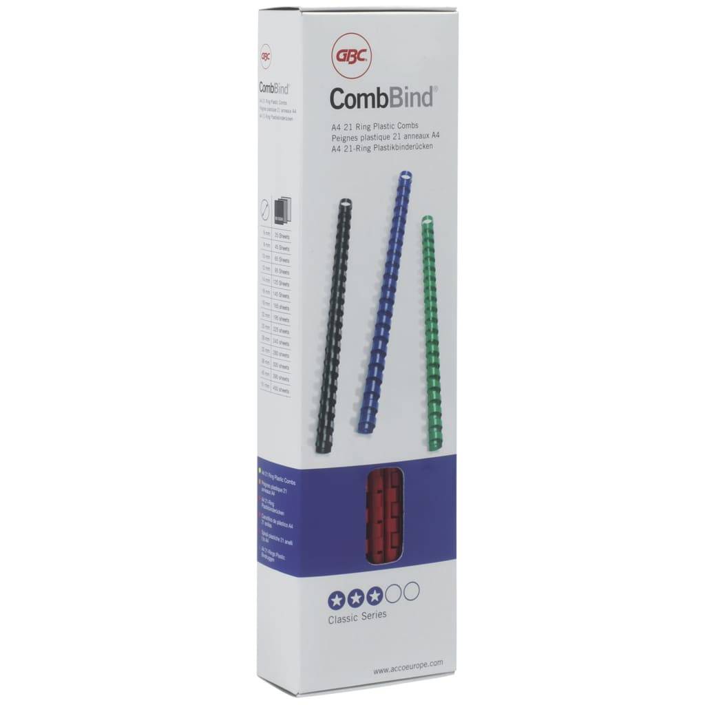 GBC Binderücken-Set CombBind 14 mm Blau