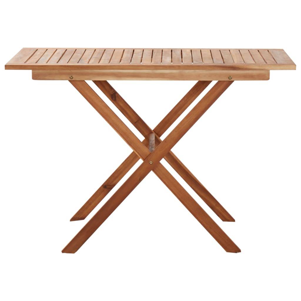 vidaXL Gartentisch 110x67x74 cm Massivholz Akazie