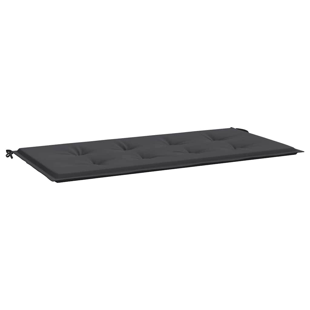 vidaXL Gartenbank-Auflage Schwarz 120x50x4 cm Oxford-Gewebe