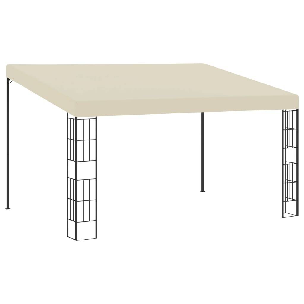 vidaXL Wand-Pavillon 3x4 m Creme Stoff