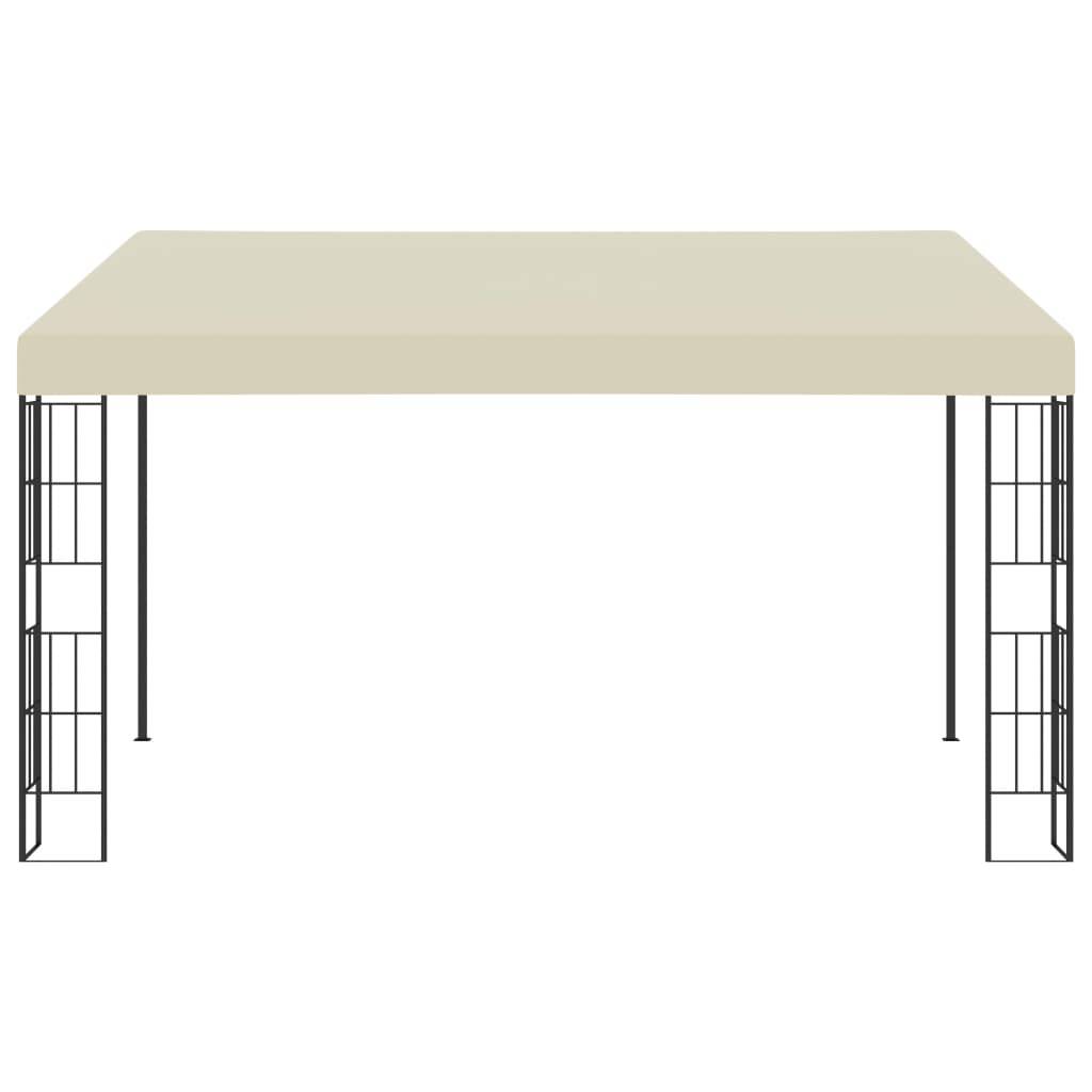 vidaXL Wand-Pavillon 3x4 m Creme Stoff