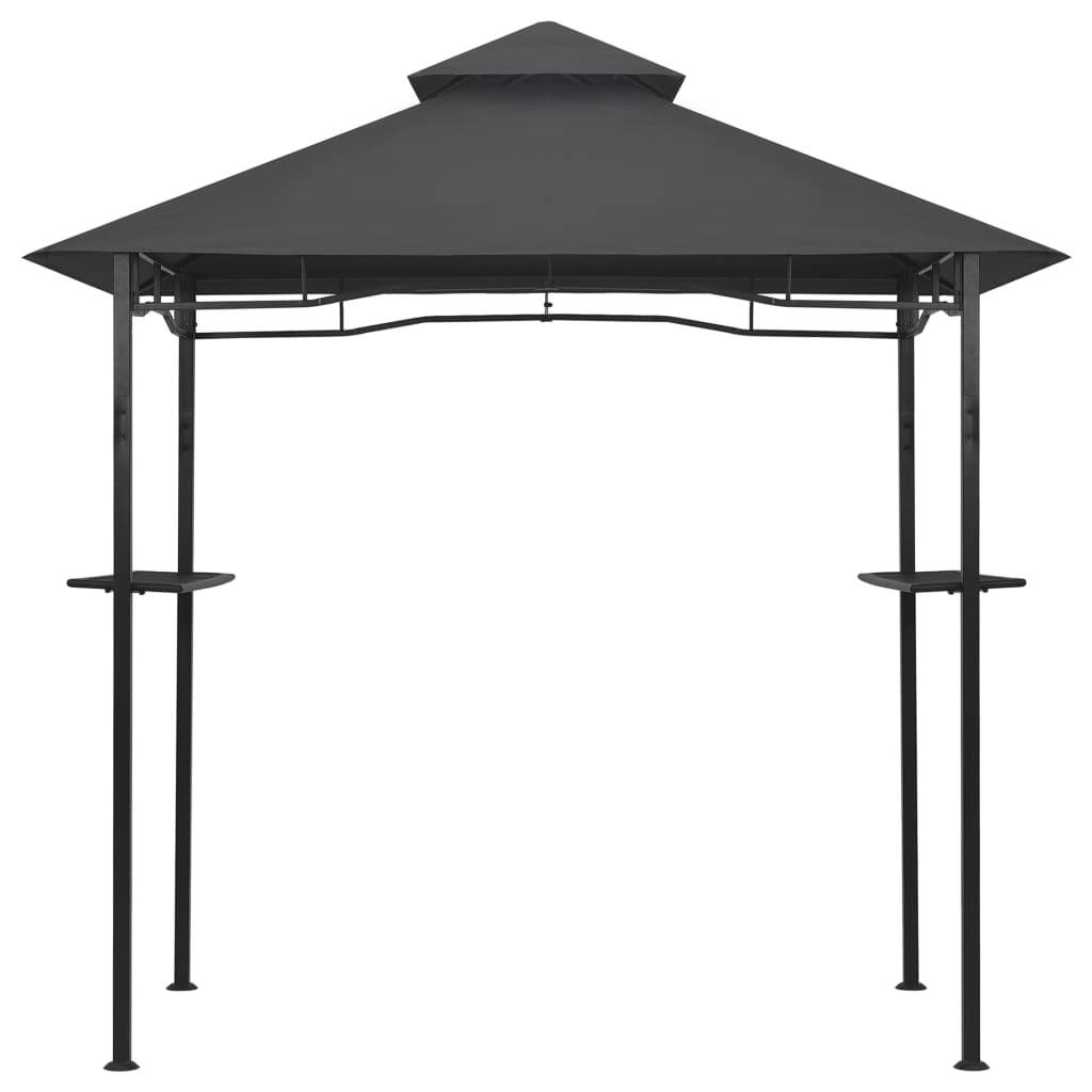 vidaXL BBQ-Pavillon 240x150x255 cm Anthrazit Stahl