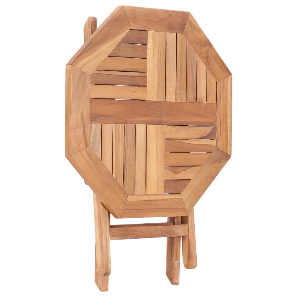 vidaXL Gartentisch Klappbar 45x45x45 cm Massivholz Teak