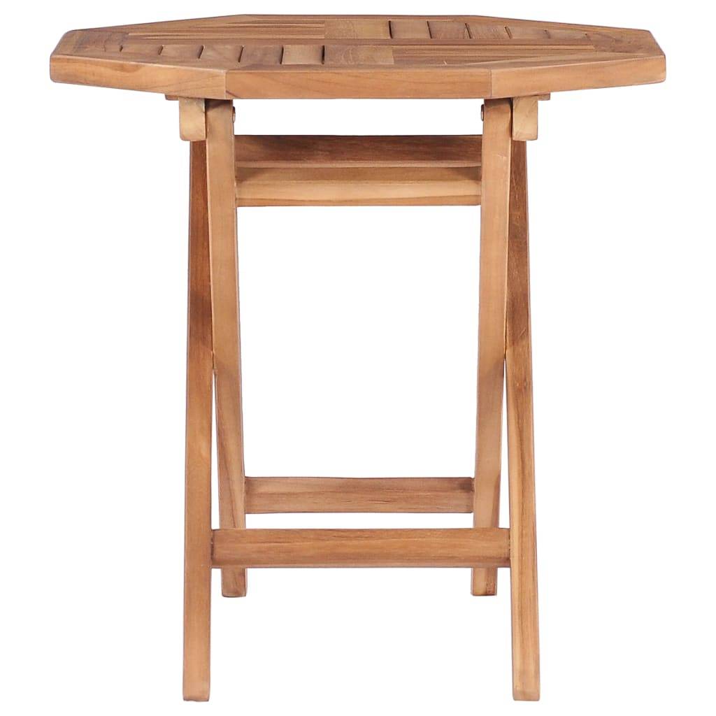 vidaXL Gartentisch Klappbar 45x45x45 cm Massivholz Teak