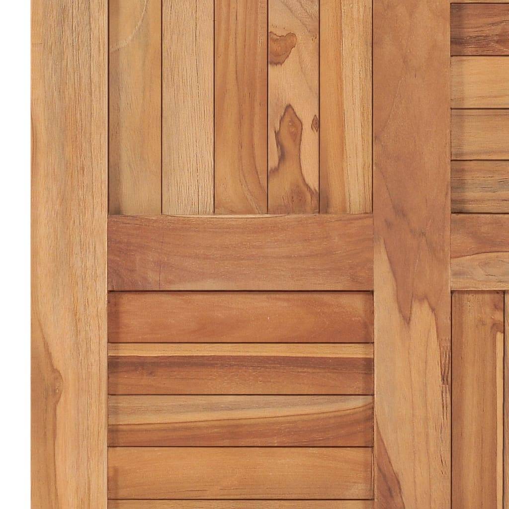 vidaXL Tischplatte Massivholz Teak 60×60×2,5 cm