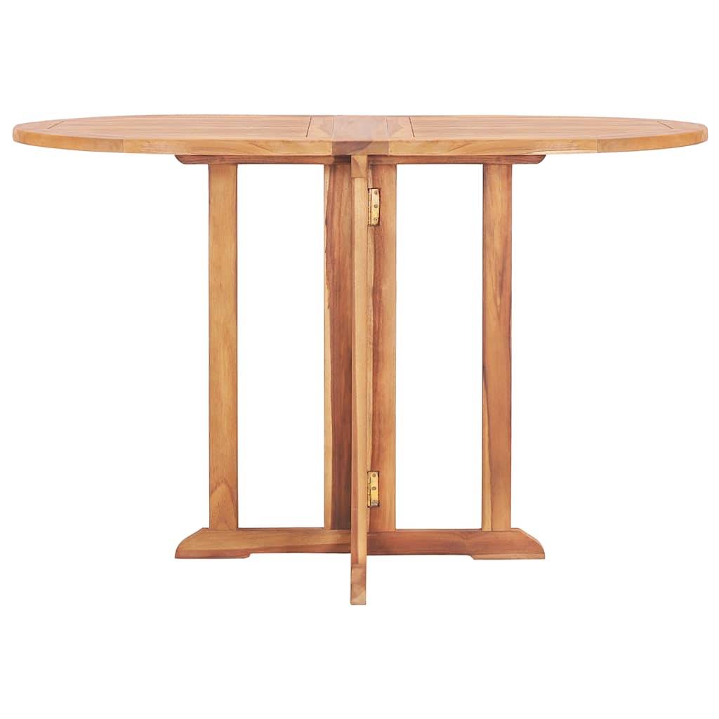 vidaXL Gartentisch Butterfly Klappbar 120x70x75 cm Teak Massivholz