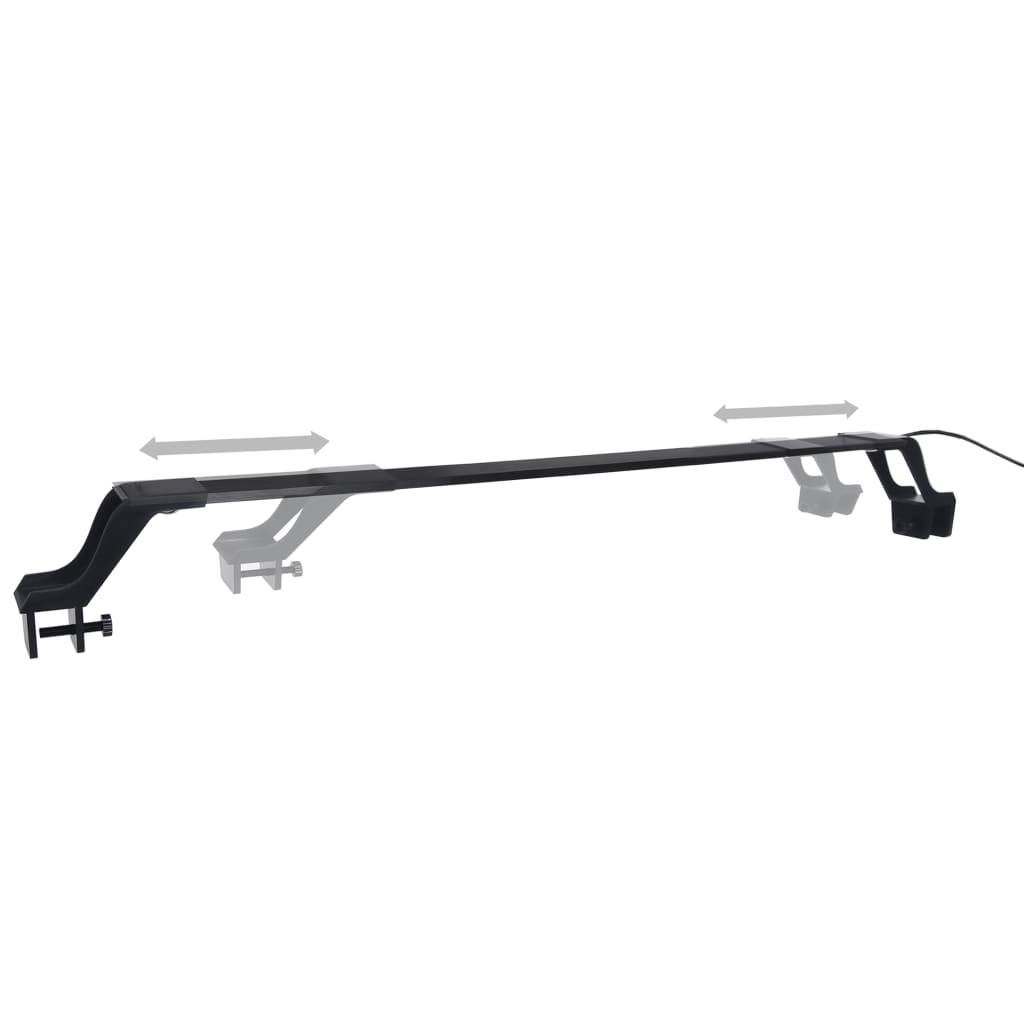 vidaXL LED-Aquariumleuchte mit Klemmen 55-70 cm Blau und Weiß