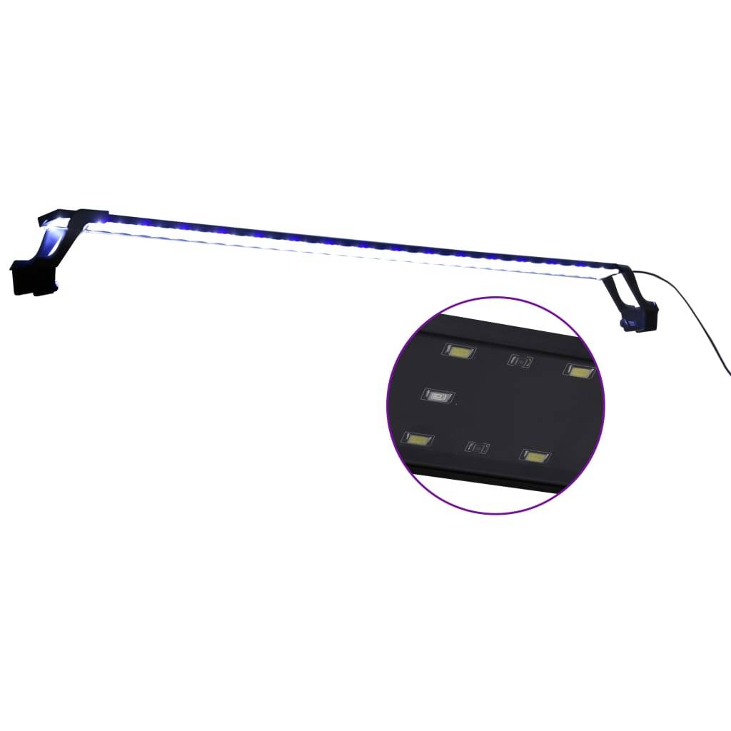 vidaXL LED-Aquariumleuchte mit Klemmen 115-130 cm Blau und Weiß