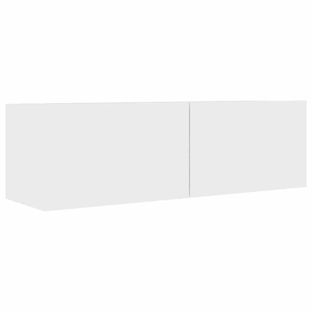 vidaXL TV-Schrank Weiß 100x30x30 cm Holzwerkstoff