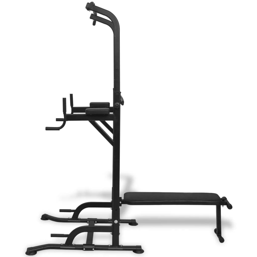 vidaXL Power Tower mit Sit-Up-Bank